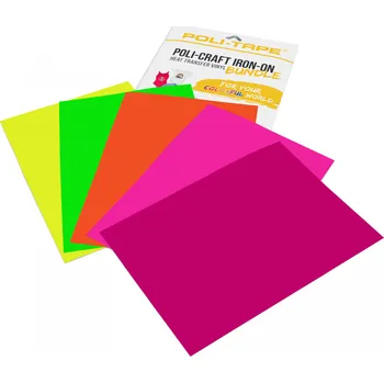 Řezačka papíru NEON sada nažehlovacích folií Poli-tape CRAFT