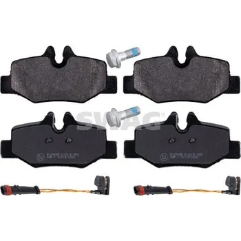 Brzdová destička Sada brzdových destiček, kotoučová brzda SWAG 10 91 6535