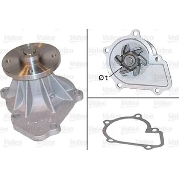 Chladič motoru Vodní čerpadlo, chlazení motoru VALEO 506836