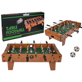 Dřevěný stolní fotbal s nohami
