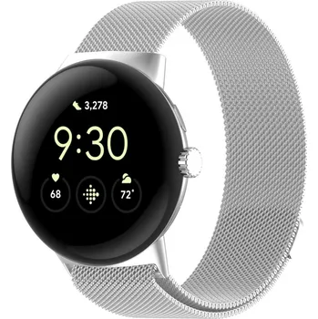 Ostatní příslušenství k chytrým hodinkám VSECHNONAMOBIL 87403 MILANESE Kovový řemínek pro Google Pixel Watch 4 45mm / Pixel Watch 3 45mm stříbrný