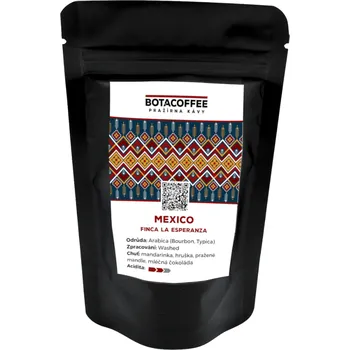 Káva BotaCoffee Mexico Emmanuel Rincon Finca La Esperanza Velikost balení: 70 g, Zrnkovou nebo mletou?: Zrnková káva Cup Of Excellence Farm