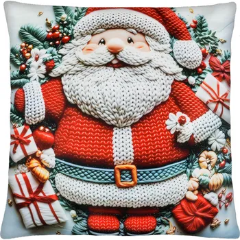 Polštář Vánoční polštář FOLK CHRISTMAS motiv III. 40x40 cm Mybesthome Varianta: Povlak na polštář s výplní, 40x40 cm