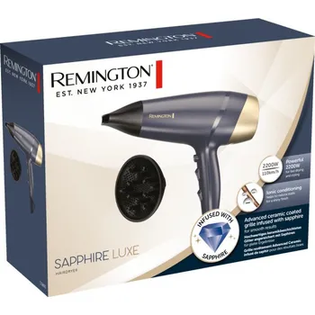Fén REMINGTON Vysoušeč vlasů Sapphire Luxe D5806E51