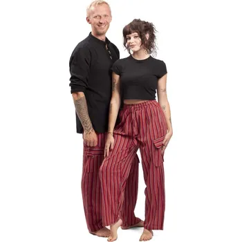 Kalhoty CLASSIC STRIPES červená I. XL