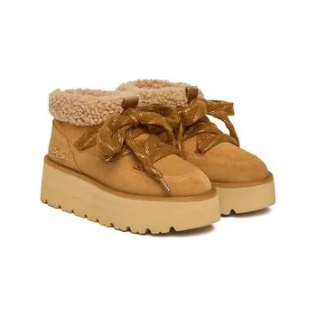 Pánská zimní obuv Sněhule KARL LAGERFELD KL48632 Hnědá 41