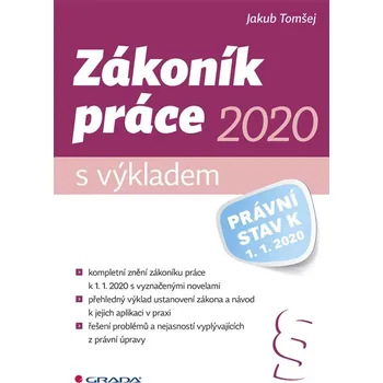 Kniha Zákoník práce 2020 – s výkladem - Jakub Tomšej (E-Kniha)