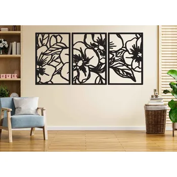 Obraz Třídílný obraz na stěnu – Nádhera květin