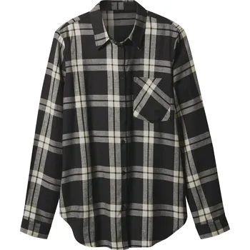 Dámská košile esmara® Dámská flanelová košile (černá, S(36/38))