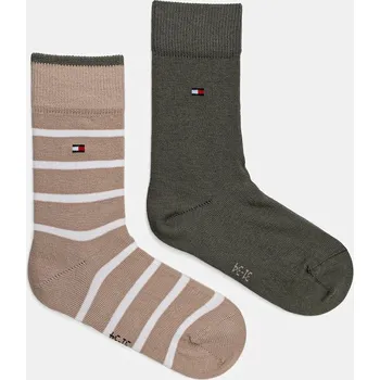 Pánské ponožky Dětské ponožky Tommy Hilfiger 2-pack 701229939.9BYA béžová 80X, vel. 35/38