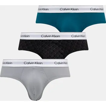 Pánská móda Spodní prádlo Calvin Klein Underwear 3-pack LV00NB4563 tyrkysová 69X, vel. M