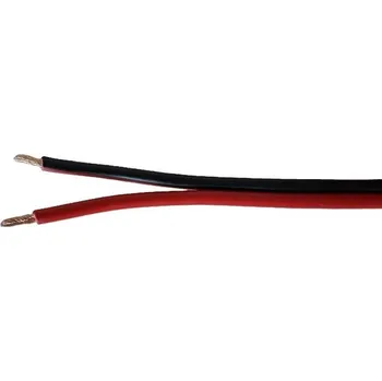 elektrický kabel Dvojlinka 2x2,5mm2 CCA, 13AWG, červeno-černá