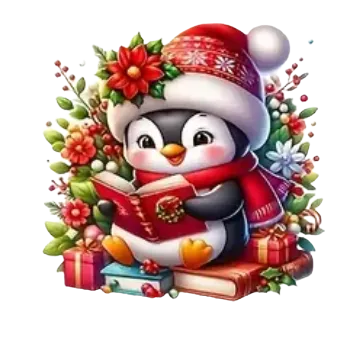 Nažehlovací obrázek - vánoční tučňák IV (dva rozměry), Velikost: Malá