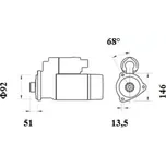 MAHLE Startér MAO MS 778 + DOPRAVA ZDARMA!