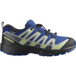 Salomon XA Pro V8 WP J 477296 nautical blue/black/sharp dětské nízké nepromokavé boty - 39 EUR