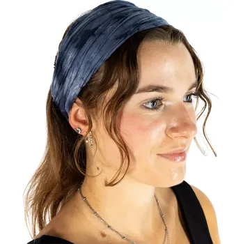 Batikovaná látková čelenka Noda Kebiruan, modrá, Sittar