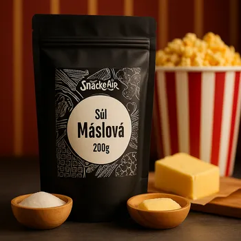 SnackAir Sůl máslová na popcorn 200 g