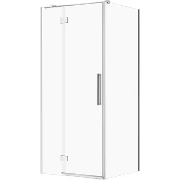 CERSANIT 3D Sprchový kout Cersanit Crea 90x80x200 obdélníkový chrom s panty levý, set C89, S601-293 S159-005;S159-009