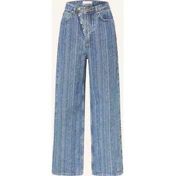 Dámské džíny Ganni Dámské Wide Leg Džíny, 566 mid blue stone, 36