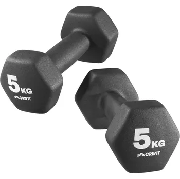 CRIVIT Činka PVC 2x 5 kg