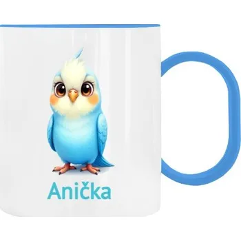 Dětský hrnek plastový s potiskem Andulka se jménem