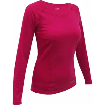Jitex Kameda 801 sytě růžová dámské triko dlouhý rukáv Merino vlna - XL