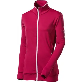 Dámská mikina Progress Vanda růžová dámská fleecová mikina Tecnostretch - S