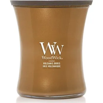 Svíčka WoodWick Precious Metals Svíčka střední Volcanic Orris, 275 g