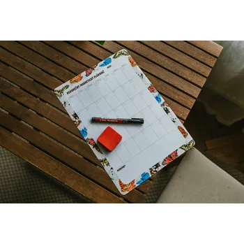 Kalendář ePiPí Nekonečný magnetický měsíční plánovač Motýli