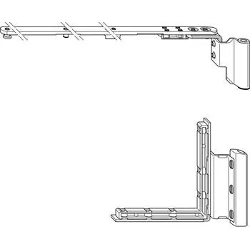 Okenní klika WINKHAUS Sada dílu křídla GRT.FXL.18-13.RS.WS, 12/18-13V, pravá, bílá
