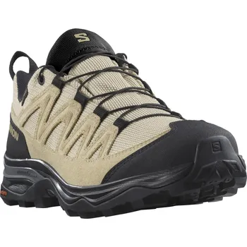 Dámská treková obuv Salomon X Ward Leather GTX W bleached sand 471825 dámské nízké nepromokavé trekové boty - 42 a 2/3 EUR