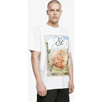 Pánské tričko Bílé oversize tričko El Paso Mister Tee bílá 2542134