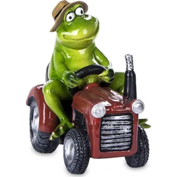 Keramická žabka - Traktorista