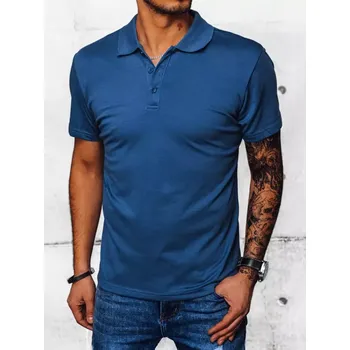 Pánské polo triko Barva modrá DSTREET DStreet modrá 3053458