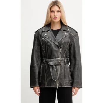 Moto bunda Kožená bunda Stand Studio Leona 66547.7830 černá 99X, vel. 40