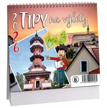 Kalendář Kalendář Tipy na výlety mini 2026 (K766)