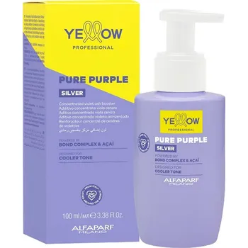 Příslušenství k barvení vlasů Yellow Professional Silver Pure Purple 100 ml