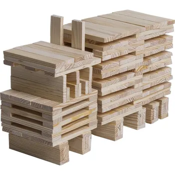 ostatní stavebnice Atmosphera Sada dřevěných hracích kostek 200 kusů