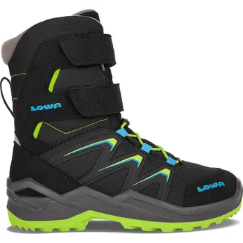 Chlapecká obuv Lowa Maddox Warm GTX HI junior 650783 black/lime dětské nepromokavé vysoké zimní boty - 39 EUR