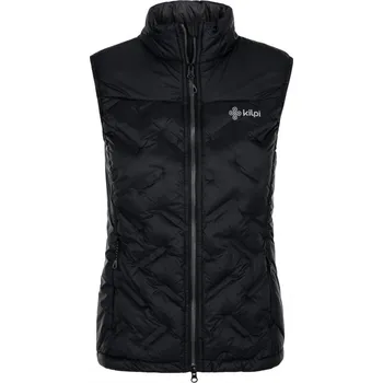 Dámské oblečení Kilpi Nai-W černá dámská lehká vesta se syntetickou výplní SIBERIUM DWR WB - 40