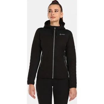Dámská mikina Kilpi Nevia-W černá UL0213KIBLK dámská sportovní funkční teplá mikina s kapucí - 38
