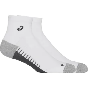 Pánské ponožky Kotníkové funkční ponožky Asics PERFORMANCE RUN QUARTER SOCKS bílé 3013B003-101 - 39-42 | UK 11 | US 12
