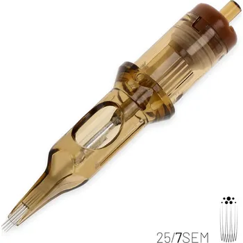 Tetovací jehla Kwadron Soft Edge kulaté stínovací Long taper :: Kwadron Soft Edge kulaté stínovací, 30/7SEMLT