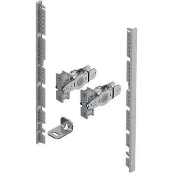 HETTICH AvanTech YOU sada spojek pro vnitřní čelo k bokům 187 stříbrné