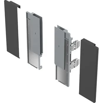 Nábytkové kování HETTICH AvanTech YOU spojky pro vnitřní čelo k bokům výška 187 antracit