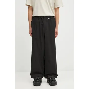 Pánské kalhoty Vlněné kalhoty Maison MIHARA YASUHIRO SLEEVE LAYERED, M, černá, 99X