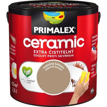 Primalex Ceramic Barva na stěnu, trentský porfyr, matná, 2,5 l 481567
