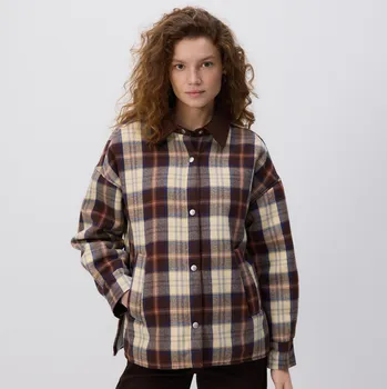 Dámský kabát Reserved - Košilo-bunda s límcem - vícebarevná - YM946-MLC - YM946-MLC-L