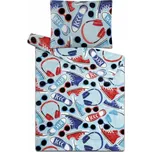 SLEEP WELL® Dětské povlečení z mikroflanelu KECKY 90x135, 40x60 cm (do postýlky)