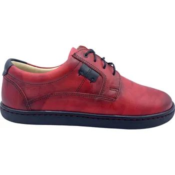 Dámské polobotky Dámské kožené polobotky Barton 25160 červené Velikost: 39 (EU)